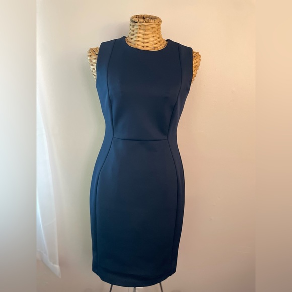 Navy Blue Calvin Klein size 6 dress - Picture 1 of 4